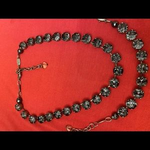 Sabika Strong Black Diamond Manhattan Choker and bracelet